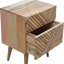 Carmelita 45cm W Solid Wood Bedside Table