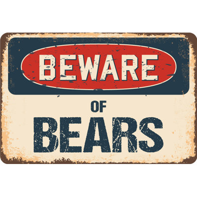 Panneau Baildon Beware of Bears
