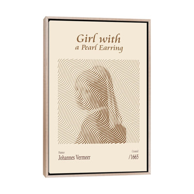 Girl With A Pearl Earring - Johannes Vermeer - Wall Art Print - Framed Canvas