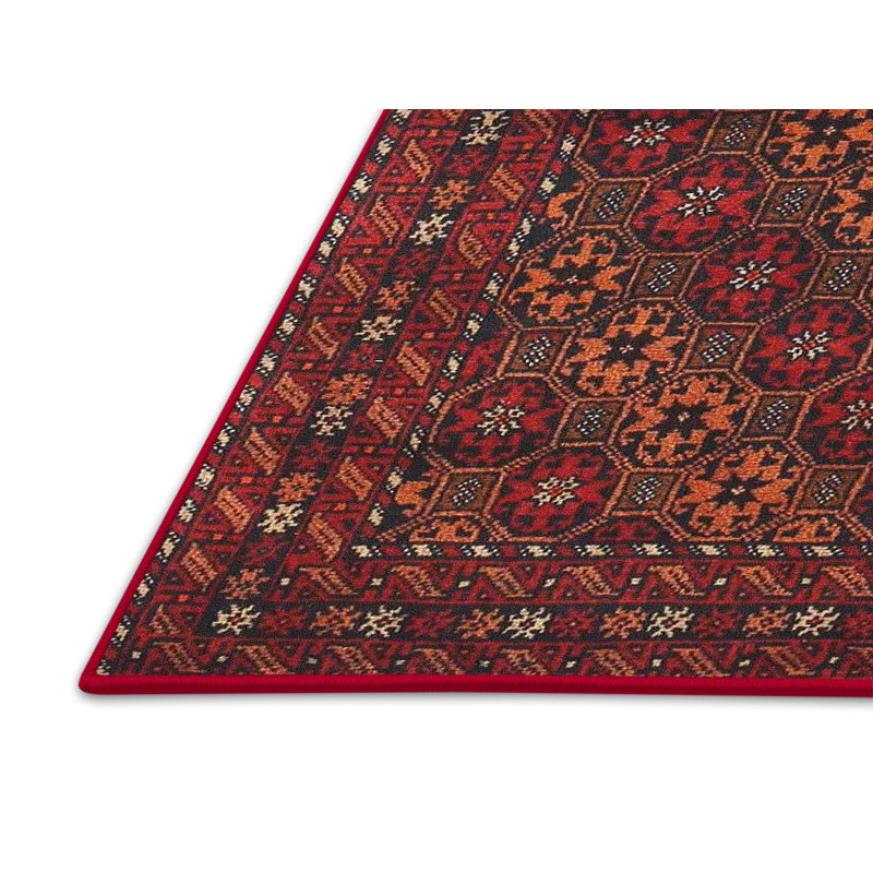 Tapis rouge à motif sud-ouest, Rectangle 2 pi x 5 pi