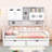 Wooden Daybed with Shelves and 2 Drawers-1443420143-1443420129