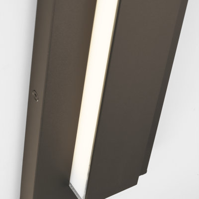 Sean Lavin Aspen 1-light LED 48'' outdoor wall sconce light in charcoal finish