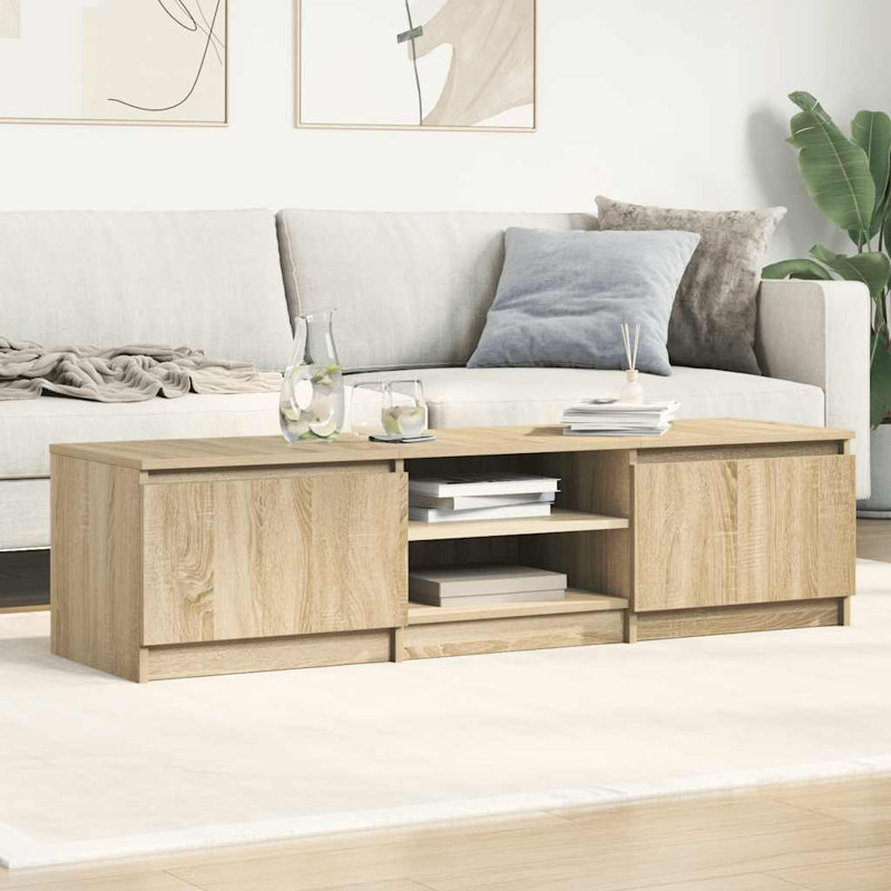 Alexio TV Cabinet 140x40x35.5 cm Engineered Wood, Sonoma Oak