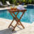 Cecilia Rectangular Teak Folding Outdoor Side Table , 23.5'' in. W 29.75'' in. D