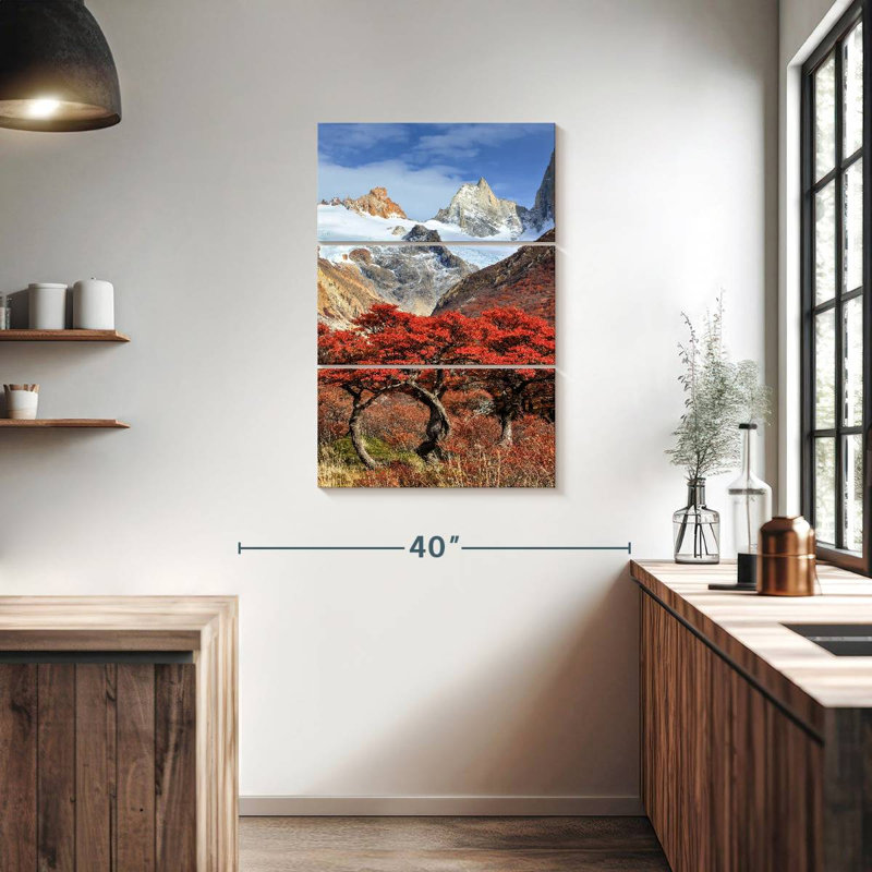 Arbres rouges Alvord Fitz Roy, H 38 po x l 24 po