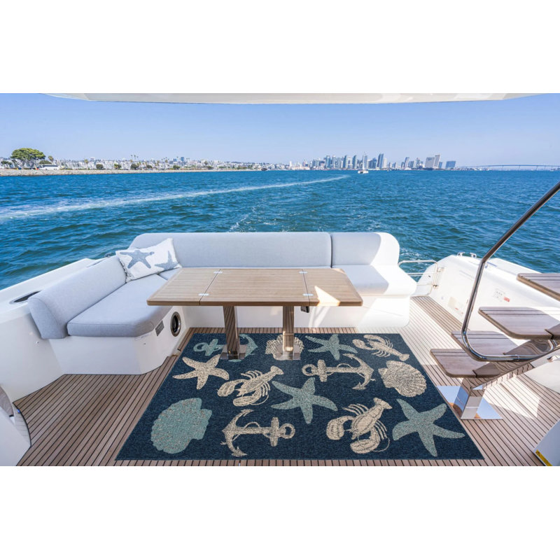 Tapis intérieur / extérieur Ruprecht, Rectangle 5 pi 1 po x 7 pi 7 po