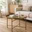 Steel Top Coffee Table
