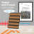 2Pcs 16''x104'' Wood Look Acoustic Wall Paneling,3D Sound proof Slat Wall Panels for Interior Wall Decor（23 sq.ft./Case）-102493866