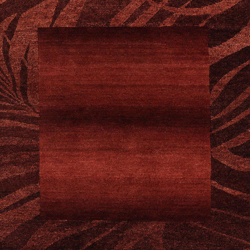 Abstract Indoor Rug, Square 7'