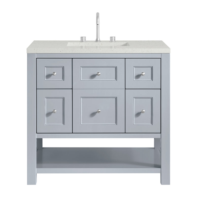 Breckenridge 36'' W Single Vanity, Lime Delight, Serenity Blue, 8" Widespread