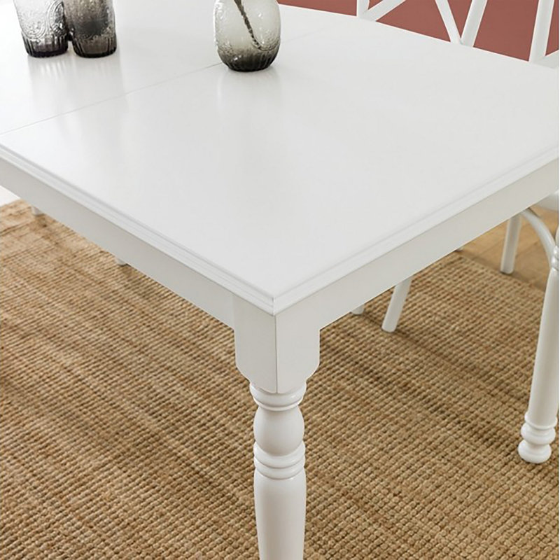 Sheila 4 - Person Butterfly Leaf Dining Set, White