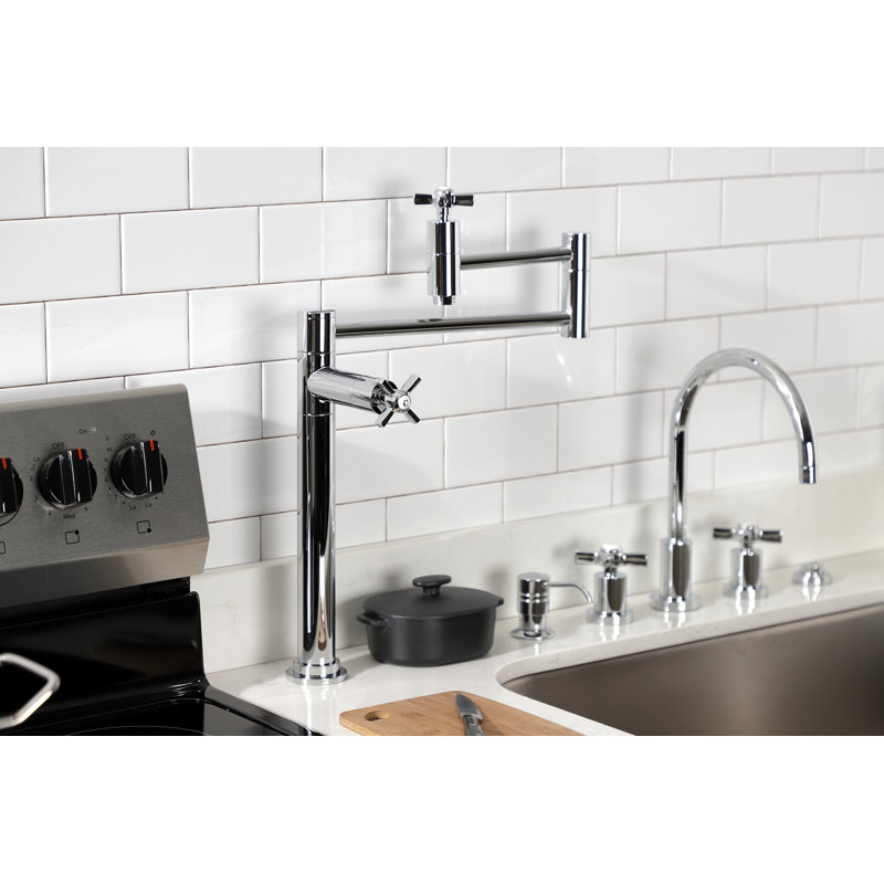 Robinet remplisseur Kingston, Chrome poli