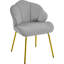 Fauteuil d'appoint en velours-5946120