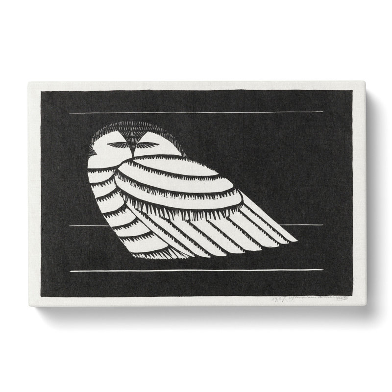 Snowy Owl by Samuel De Mesquita - Wrapped Canvas, 35cm H x 50cm W x 3cm D