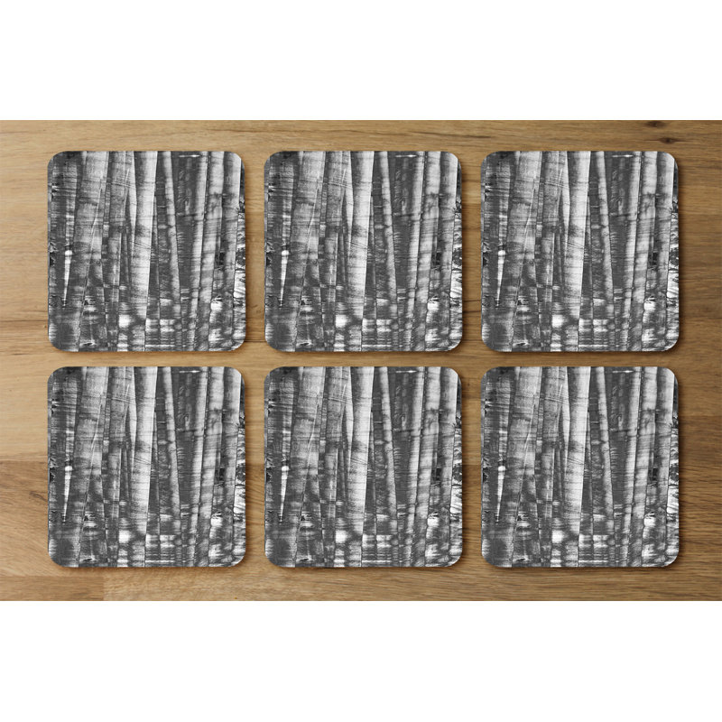 Square 6 Piece Coaster Set