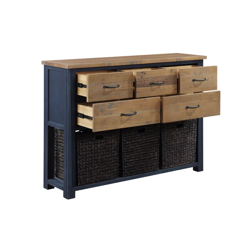 134cm Solid Wood Console Table