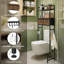 Armoire de rangement au-dessus de la toilette-948861123