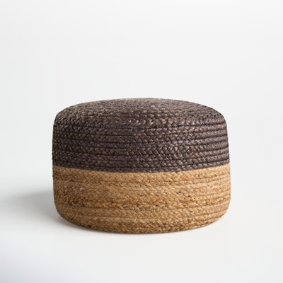 Teele 18" Wide Round Pouf Ottoman