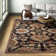 Arden Floral Hand-Tufted Wool Black/Camel Area Rug