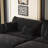 Black Multifunctional Motorized Sofa-770657234