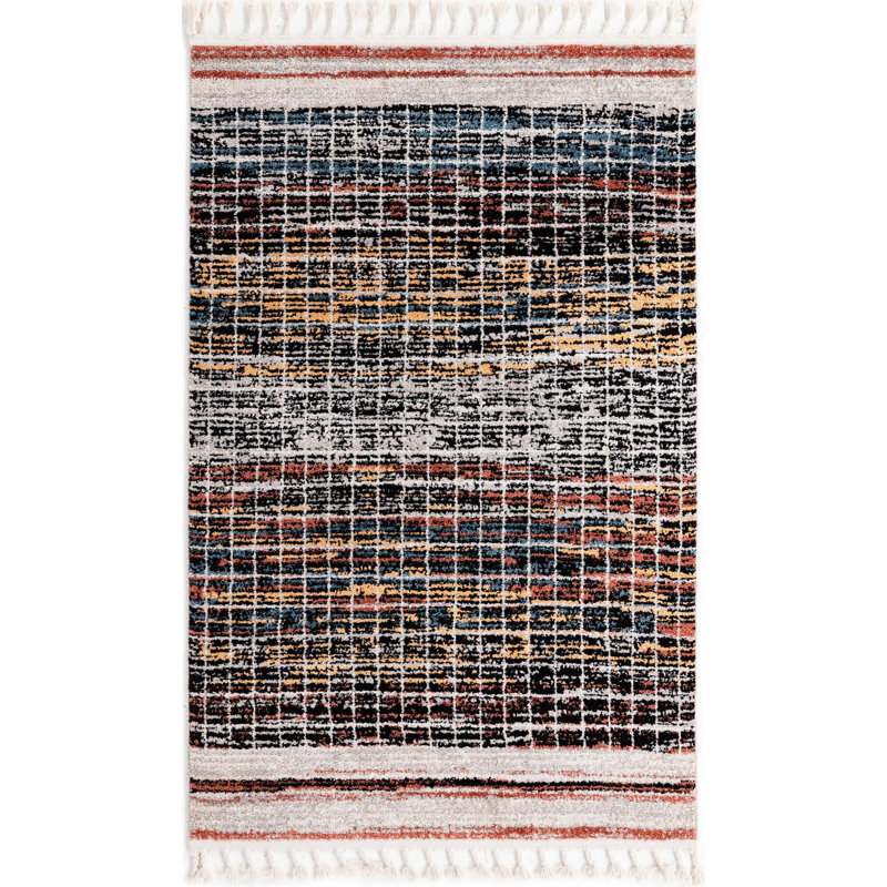 Tapis Bungalow Rose Oliver Joriann, Rectangle 2 pi x 3 pi 1 po