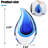Hand-Blown Murano-Style Glass Sculpture Decor Statue And Figurine - Wonderful Gift, Blue