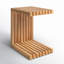 Table d'appoint d'extérieur en teck 16 po Perina