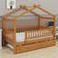 Lit en bois avec couchette-1612886206