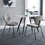 Chaise d'appoint en velours Krubel-757049699