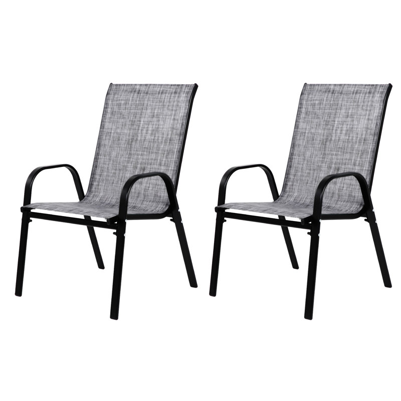 2 chaises de patio (sans la table), Gris