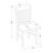 Crossan 8 - Person Solid Wood Solid Wood Top Four Leg Dining Set-1660944530-1660944556