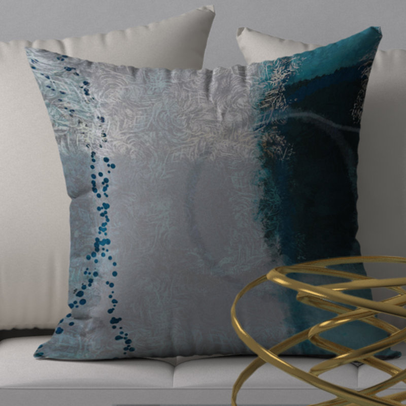 Housse de coussin carrée/insert, 24 po x 24 po
