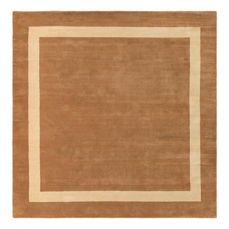 Tapis en laine naturel Jill Zarin Somerset, Carré 7 pi 10 po