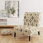 Tribal Nomad Boho Pattern I - Upholstered Modern & Contemporary Accent Slipper Chair