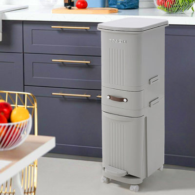 36 Litre Step-On Trash Can