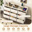 126cm W 9 - Drawer Chest of Drawers