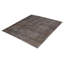Tapis carré noir en laine noué à la main de conception unique 9 pi 6 po Tripper