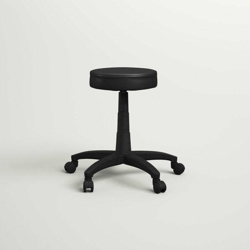 Adjustable Doctors Stool on Wheels with Ergonomic Moulded Seat