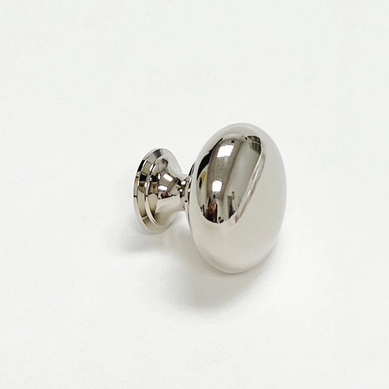 Eloise 1-1/4 Diameter Round Knob, Polished Nickel