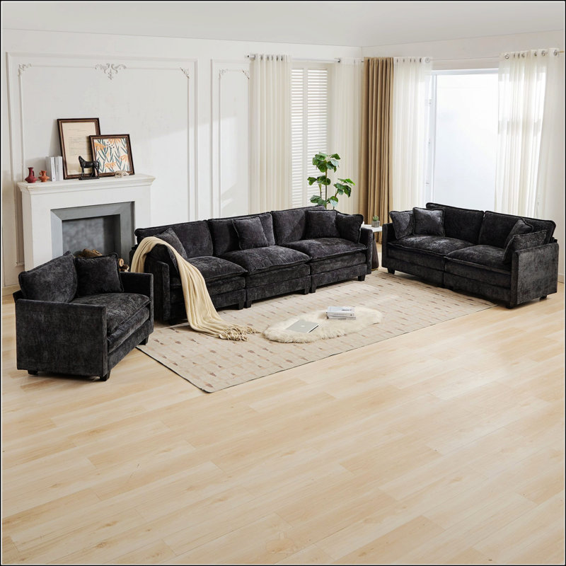 Cloud Sofa Single Seat, Black
