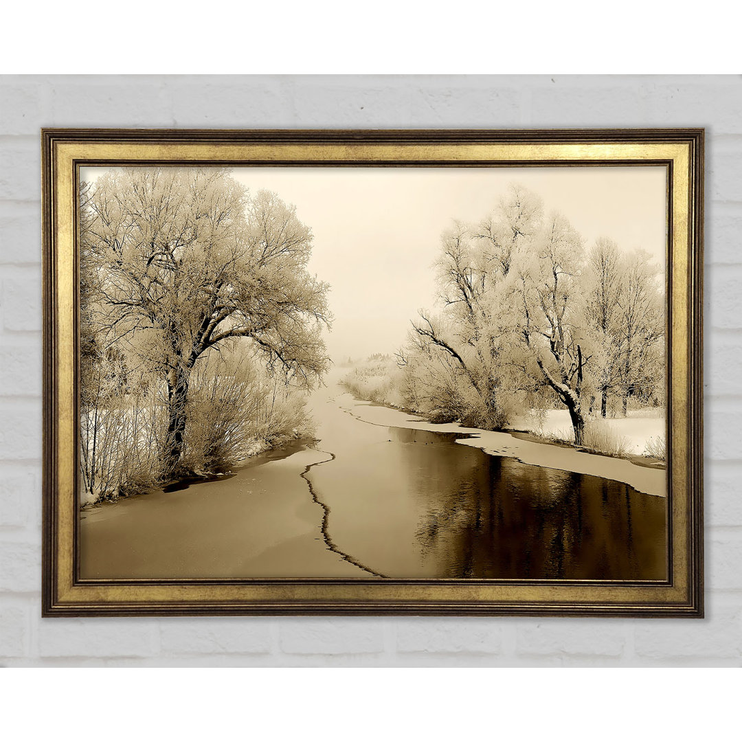 Winter Wonderland Sepia - Druck