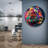 Stunning Tempered Glass Painting, 31.5 x 31.5 inches | 100% Tempered Glass, Thickness: 0.16 inches | UV Printed Artwork for Home Décor, Perfect for Living Room or Office Wall, Elegant Design & Easy to Hang-284967937