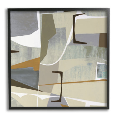 " Retro Geometric Composition " by Liz Jardine
