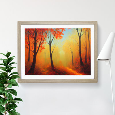 XH1022-6720X Painting Of An Autumn Forest Vol.5 - Single Picture Frame Print