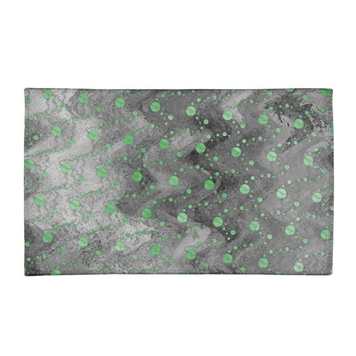 Chenille Polka Dots Indoor Rug