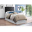 Structure de lit moderne avec tête de lit pour la chambre à coucher