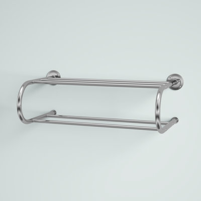 Alkiviadis Metal Bracket Shelf with Towel Bar