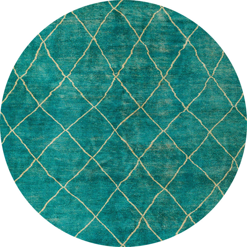 Abstract Indoor Rug, Round 3'