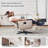 Upholstered Swivel recliner, Reclining Chair With Footrest, Rv recliner Chairs, Light Grey-864787615