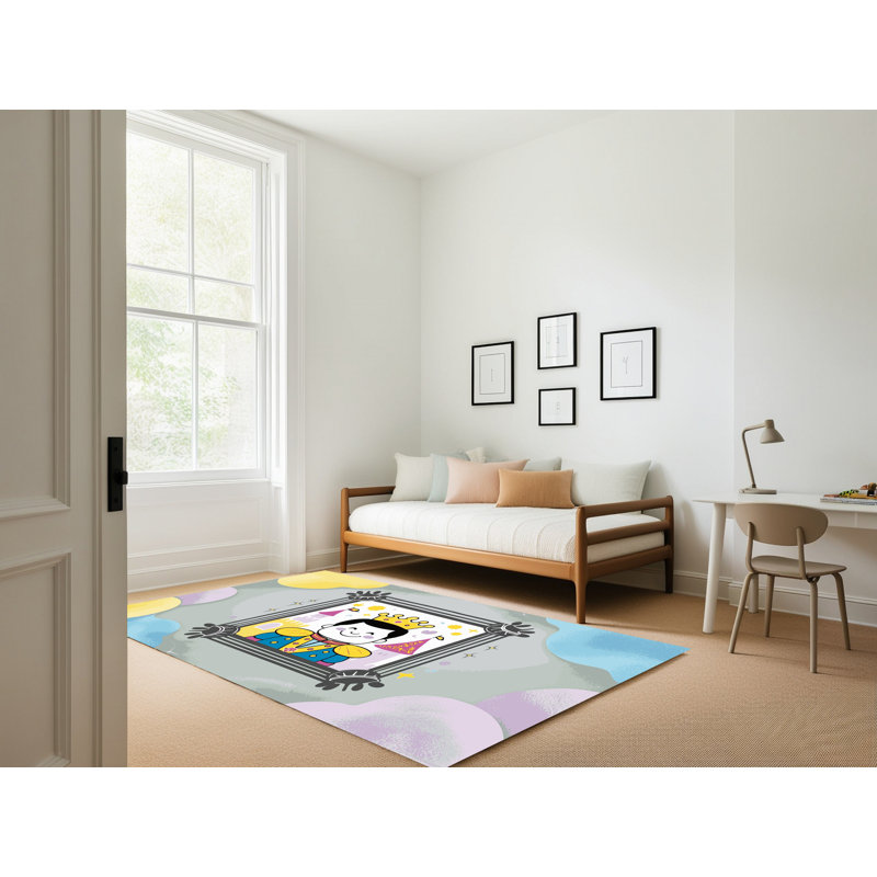 Tapis fantaisie East Urban Home, Rectangulaire 2 pi x 3 pi